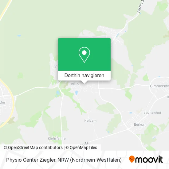Physio Center Ziegler Karte
