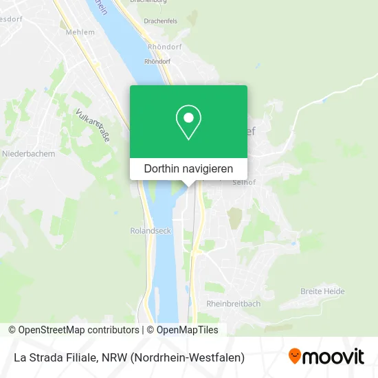 La Strada Filiale Karte