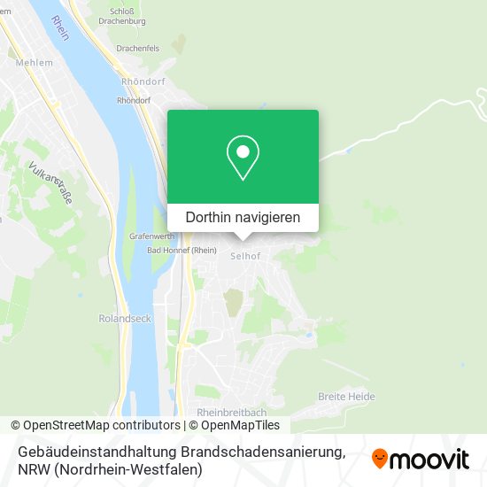 Gebäudeinstandhaltung Brandschadensanierung Karte