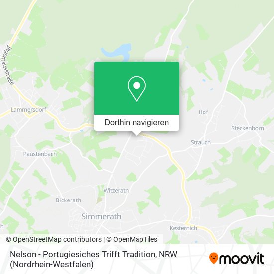 Nelson - Portugiesiches Trifft Tradition Karte