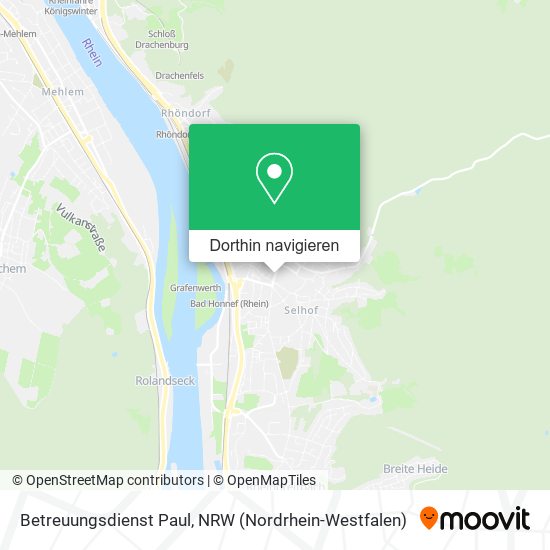 Betreuungsdienst Paul Karte
