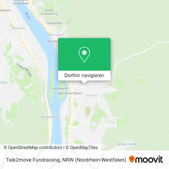 Talk2move Fundraising Karte