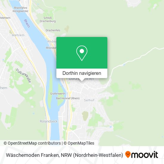 Wäschemoden Franken Karte