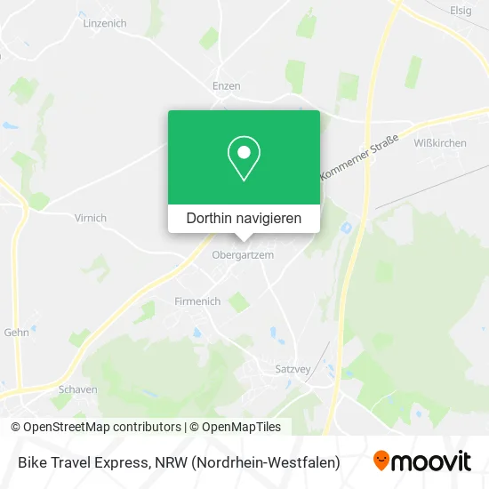 Bike Travel Express Karte