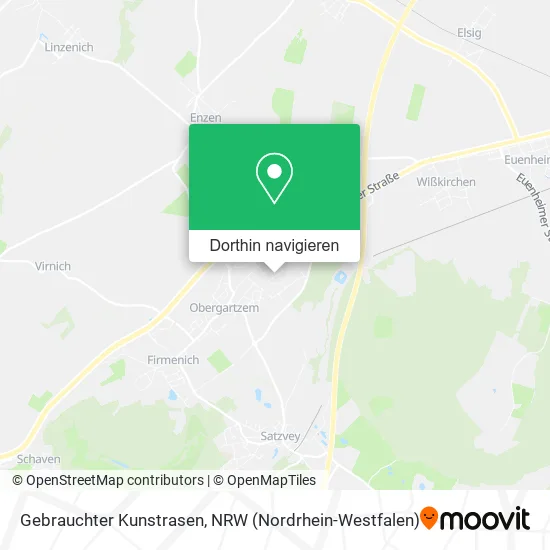 Gebrauchter Kunstrasen Karte