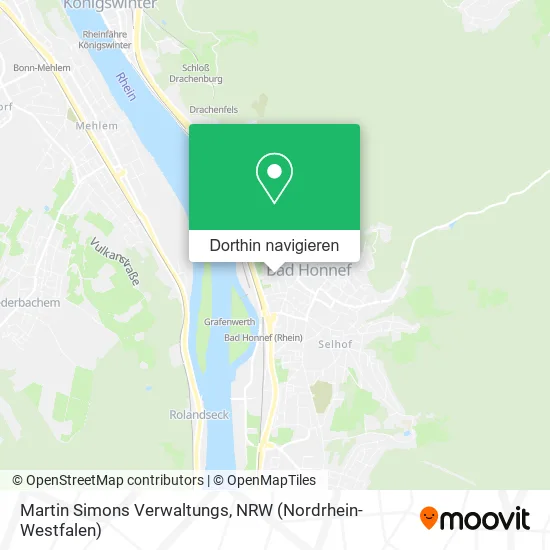 Martin Simons Verwaltungs Karte