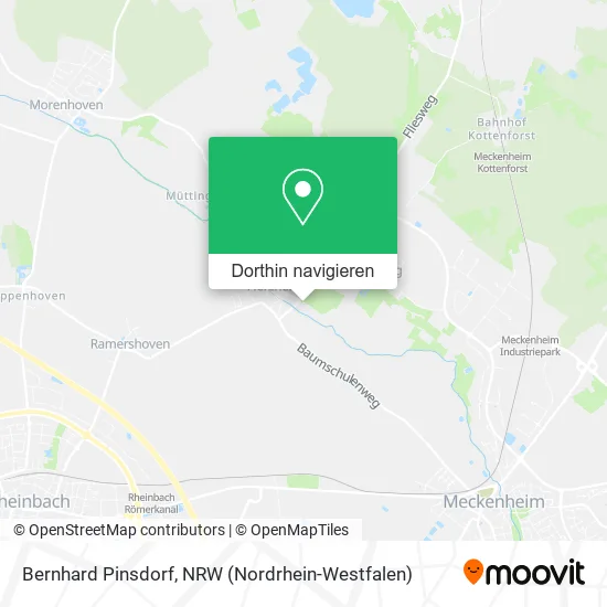 Bernhard Pinsdorf Karte