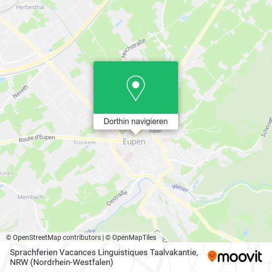 Sprachferien Vacances Linguistiques Taalvakantie Karte