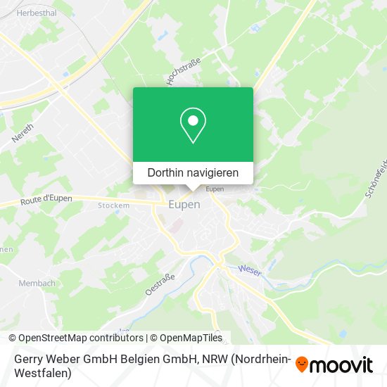 Gerry Weber GmbH Belgien GmbH Karte