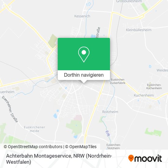 Achterbahn Montageservice Karte