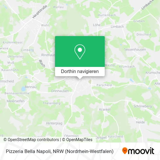 Pizzeria Bella Napoli Karte