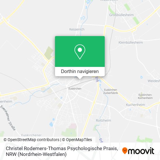 Christel Rodemers-Thomas Psychologische Praxis Karte