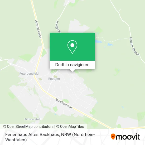 Ferienhaus Altes Backhaus Karte