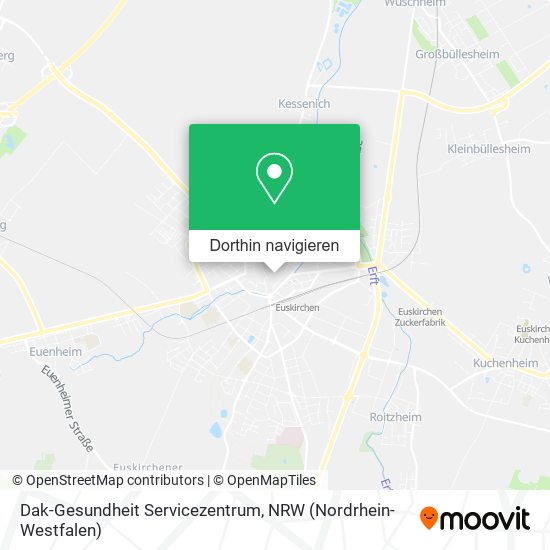 Dak-Gesundheit Servicezentrum Karte