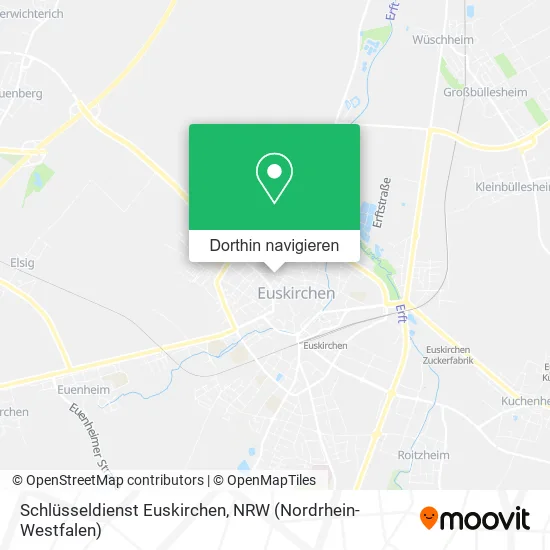 Schlüsseldienst Euskirchen Karte