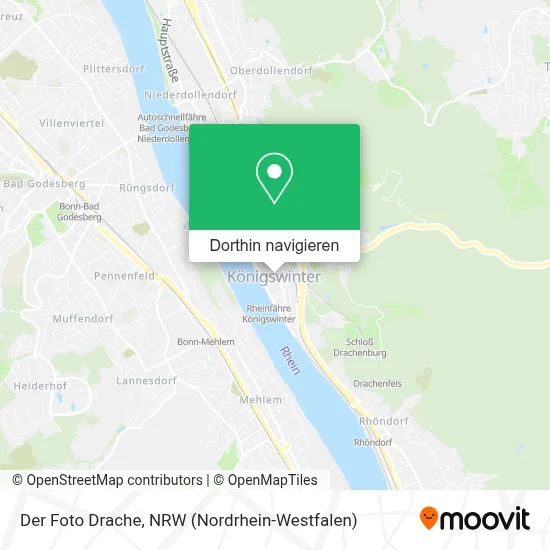 Der Foto Drache Karte