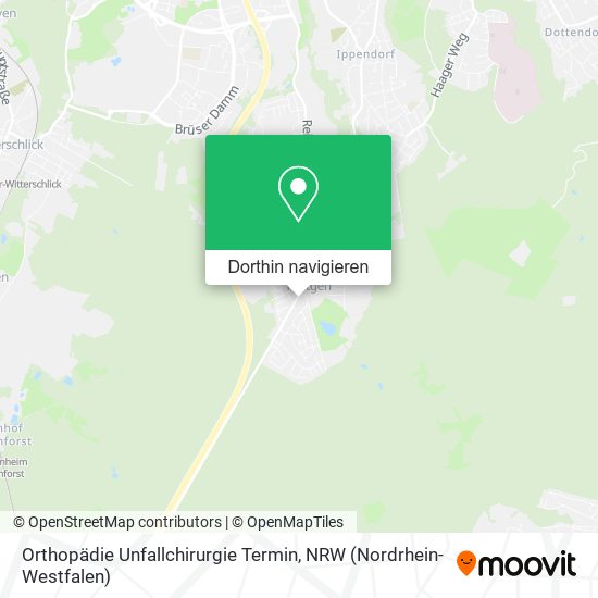 Orthopädie Unfallchirurgie Termin Karte