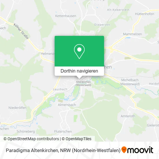 Paradigma Altenkirchen Karte