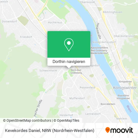 Kevekordes Daniel Karte