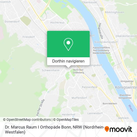 Dr. Marcus Raum I Orthopäde Bonn Karte