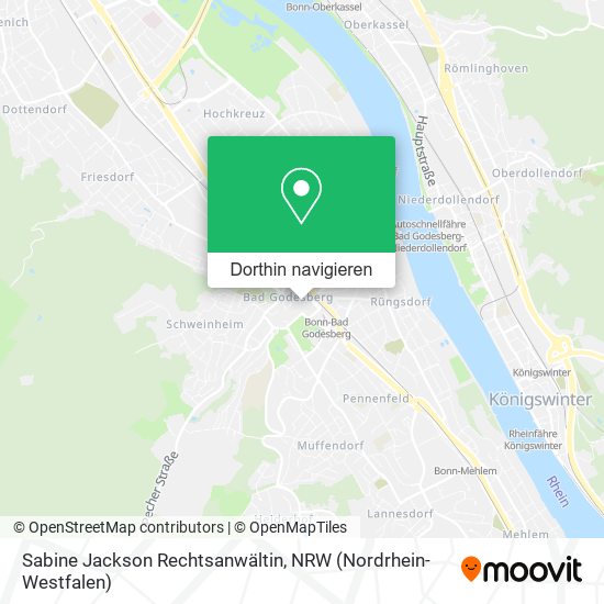 Sabine Jackson Rechtsanwältin Karte