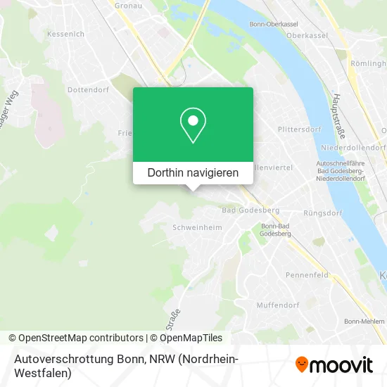 Autoverschrottung Bonn Karte