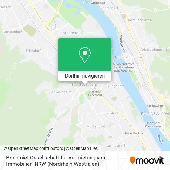 Bonnmiet Gesellschaft für Vermietung von Immobilien Karte