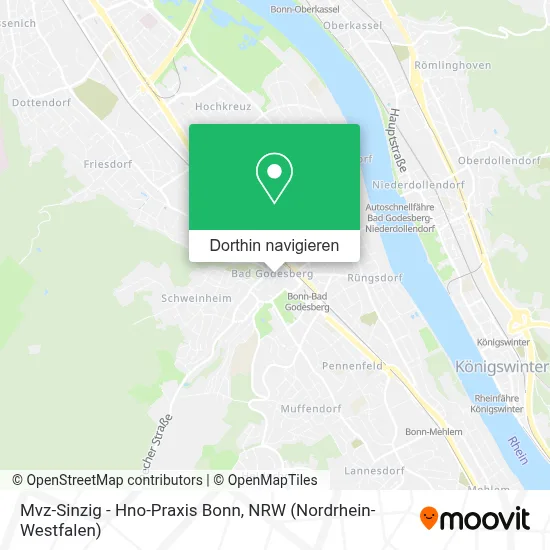 Mvz-Sinzig - Hno-Praxis Bonn Karte