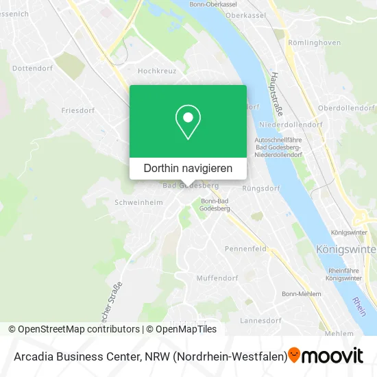 Arcadia Business Center Karte