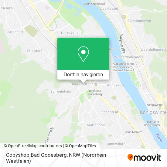 Copyshop Bad Godesberg Karte