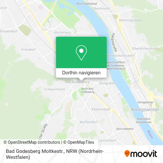 Bad Godesberg Moltkestr. Karte
