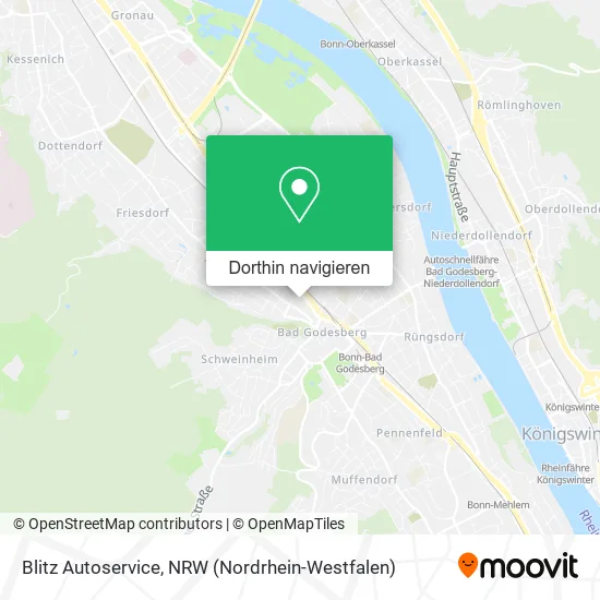 Blitz Autoservice Karte