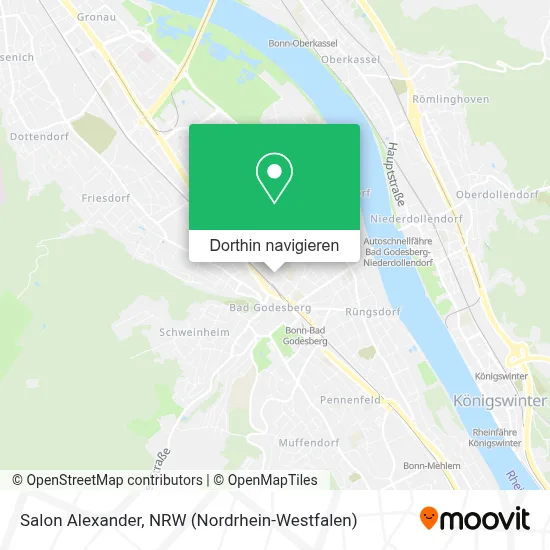 Salon Alexander Karte