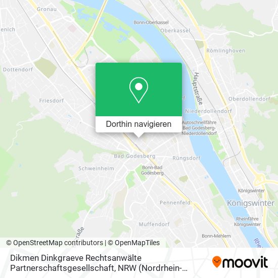 Dikmen Dinkgraeve Rechtsanwälte Partnerschaftsgesellschaft Karte
