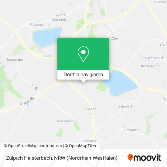 Zülpich Heisterbach Karte