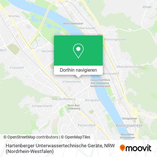 Hartenberger Unterwassertechnische Geräte Karte