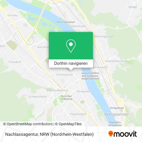 Nachlassagentur Karte