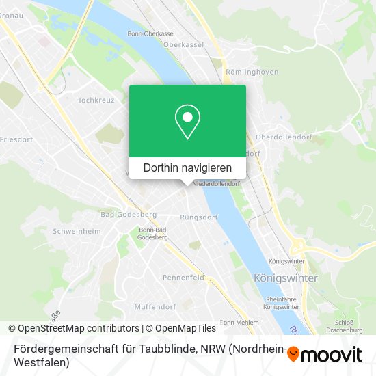 Fördergemeinschaft für Taubblinde Karte