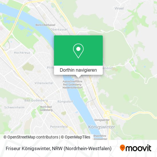 Friseur Königswinter Karte