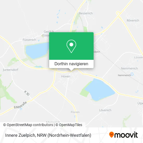 Innere Zuelpich Karte