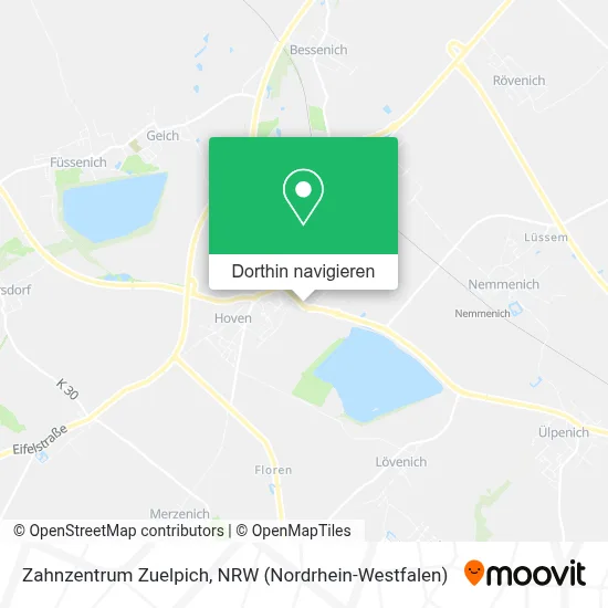 Zahnzentrum Zuelpich Karte