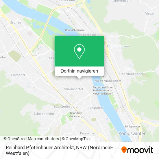 Reinhard Pfotenhauer Architekt Karte