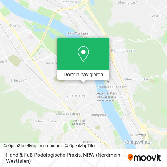 Hand & Fuß Podologische Praxis Karte