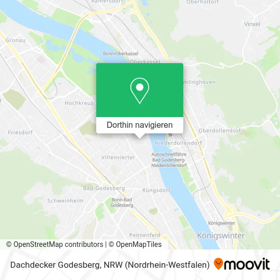 Dachdecker Godesberg Karte