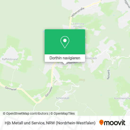 Hjb Metall und Service Karte