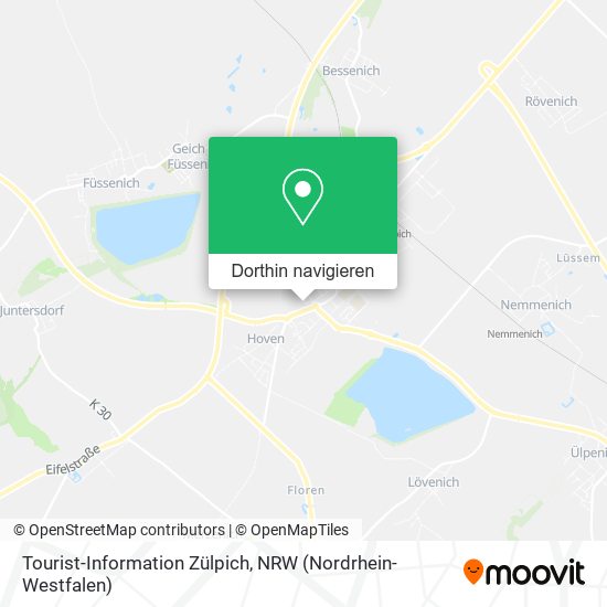 Tourist-Information Zülpich Karte