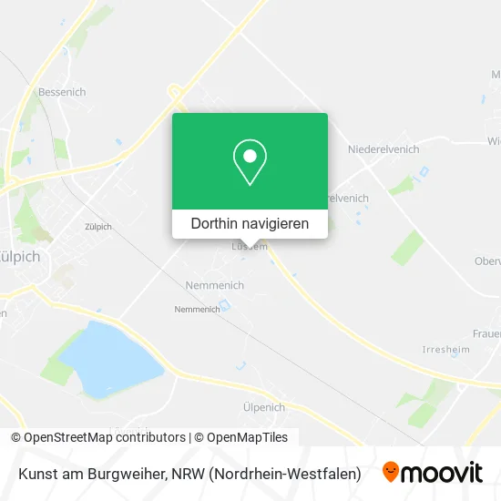 Kunst am Burgweiher Karte