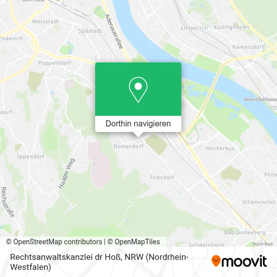 Rechtsanwaltskanzlei dr Hoß Karte