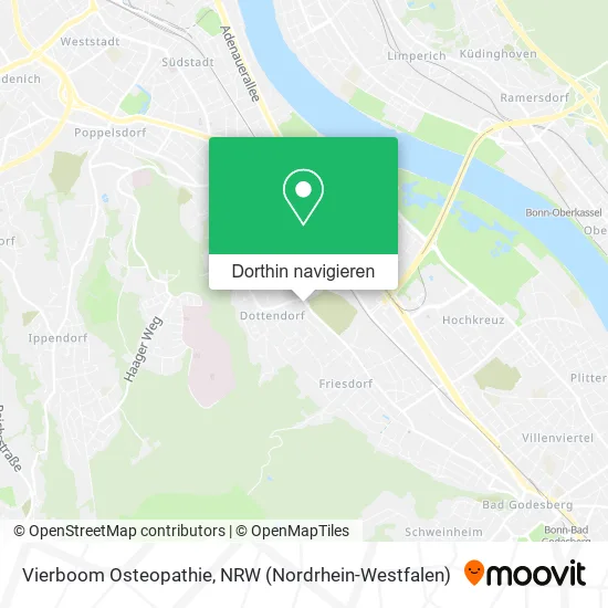 Vierboom Osteopathie Karte