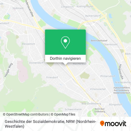 Geschichte der Sozialdemokratie Karte